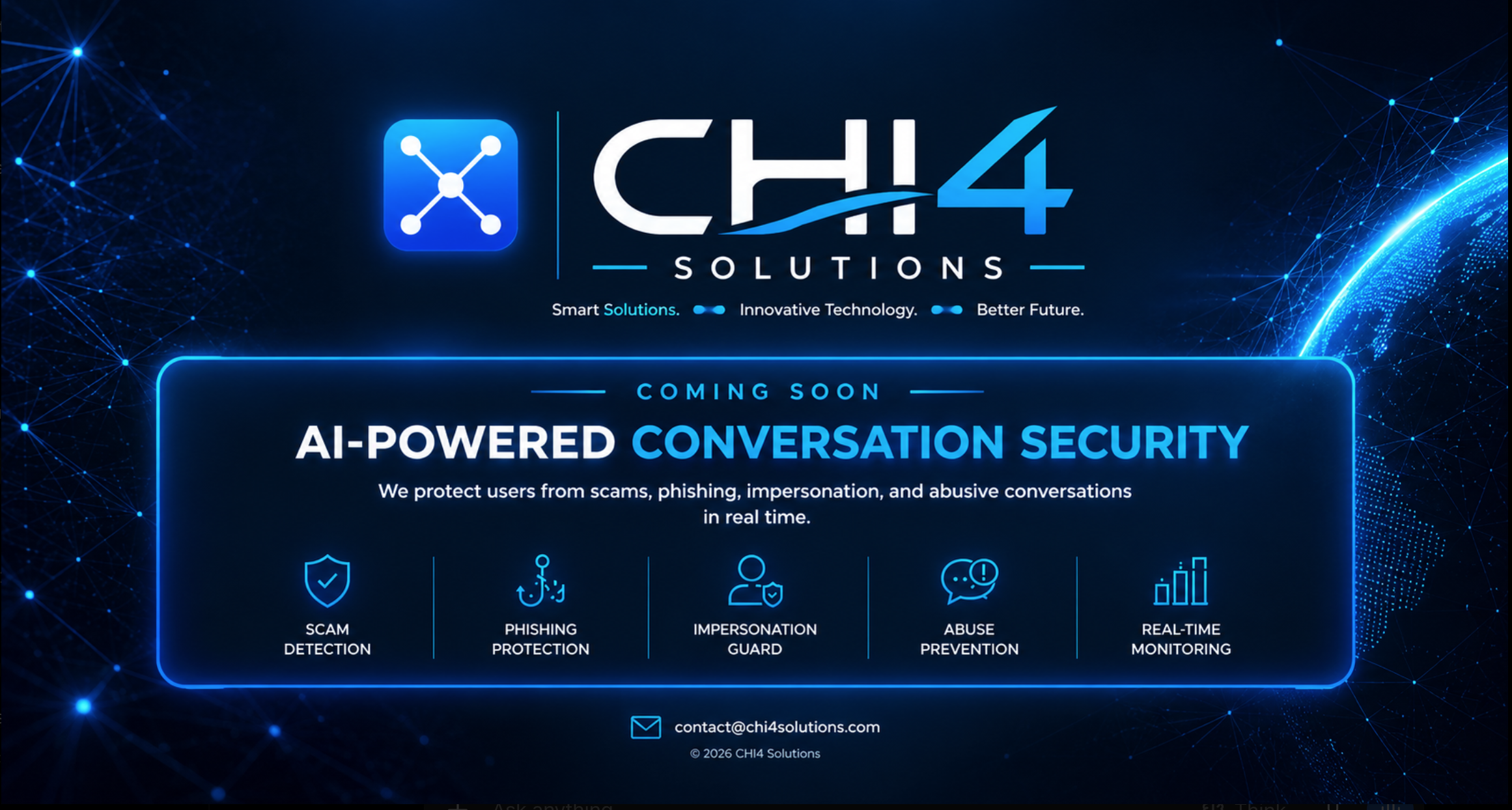 CHI4 Solutions — AI-Powered Conversation Security